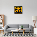 Kit Decorativo - Herói Nacional - Quadro Volante McLaren MP4/6 - 1991 + Luminária em LED Pista Interlagos - Fórmula 1 - 2 Peças