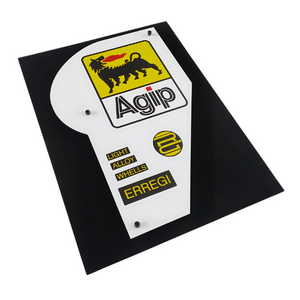 Quadro Toleman TG184 - 1984 - Asa Traseira - Fórmula 1 - 47x32cm