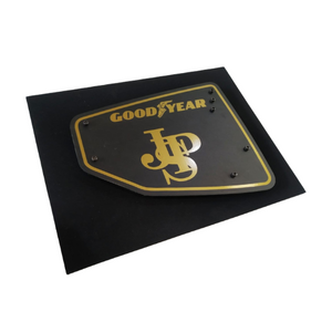 Quadro Lotus 97T - 1985 - Asa Traseira - Fórmula 1 - 35x39cm