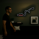 Luminária em LED - Pista Suzuka - Fórmula 1 - 65x46cm - Fonte Bivolt