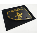 Kit Decorativo - Lotus 97T - 1985 - Quadros Volante + Asa Traseira + Miniatura Exclusiva - Fórmula 1 - 3 Peças