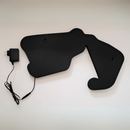 Luminária em LED - Pista Silverstone - Fórmula 1 - 62x42cm - Fonte Bivolt