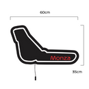 Luminária em LED - Pista Monza - Fórmula 1 - 60x35cm - Fonte Bivolt