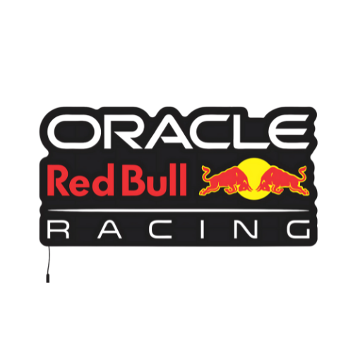 Luminária em LED - Oracle RB Racing - Fórmula 1 - 50x25cm - Fonte Bivolt