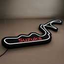 Luminária em LED - Pista Suzuka - Fórmula 1 - 65x46cm - Fonte Bivolt