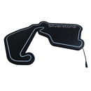 Luminária em LED - Pista Silverstone - Fórmula 1 - 62x42cm - Fonte Bivolt