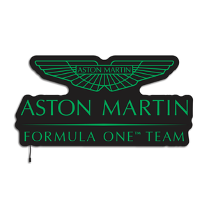 Luminária em LED - Aston Martin Formula One Team - 50x25cm - Fonte Bivolt