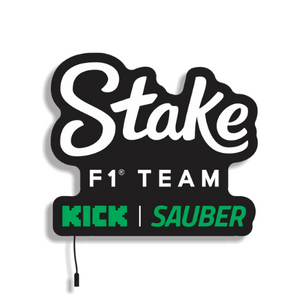Luminária em LED - Stake F1 Team Kick Sauber - 40x35cm - Fonte Bivolt