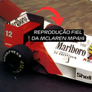 Porta-Chaves - McLaren MP4/4 - 1988 - Fórmula 1 - Asa Traseira - F1 Carv Wings