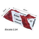 Kit Decorativo - McLaren MP4/4 - 1988 - Quadro Volante + Miniatura Exclusiva - Fórmula 1 - 2 Peças