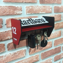 Kit Decorativo - McLaren MP4/4 - 1988 - Quadros Volante + Asa Dianteira + Asa Traseira + Miniatura + Porta-Chaves - Fórmula 1 - 5 Peças