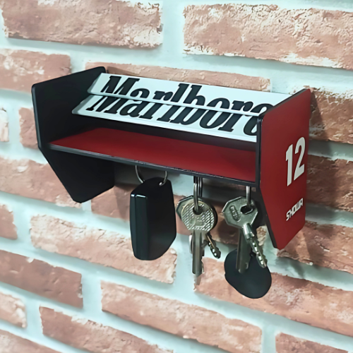Porta-Chaves Fórmula 1 - McLaren MP4/4 - 1988 - F1 Carv Wings