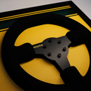 Quadro Toleman TG184 - 1984 - Volante - Fórmula 1 - Escala 1:1