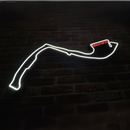 Luminária em LED - Pista Mônaco - Fórmula 1 - 62X45cm - Fonte Bivolt