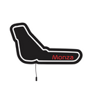 Luminária em LED - Pista Monza - Fórmula 1 - 60x35cm - Fonte Bivolt