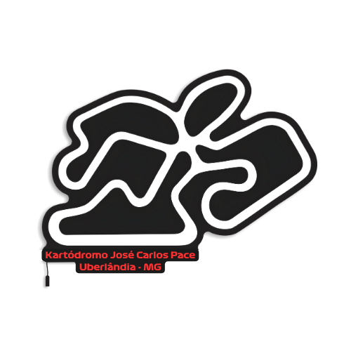 Luminária em LED - Kartódromo José Carlos Pace - Uberlândia (MG) - 50x35cm - Fonte Bivolt