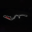 Luminária em LED - Pista Suzuka - Fórmula 1 - 65x46cm - Fonte Bivolt