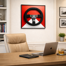 Quadro McLaren MP4/4 - 1988 - Volante - Fórmula 1 - Escala 1:1