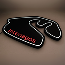 Luminária em LED - Pista Interlagos - Fórmula 1 - 53x50cm - Fonte Bivolt