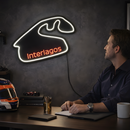 Luminária em LED - Pista Interlagos - Fórmula 1 - 53x50cm - Fonte Bivolt