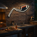 Luminária em LED - Pista Mônaco - Fórmula 1 - 62X45cm - Fonte Bivolt