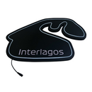 Luminária em LED - Pista Interlagos - Fórmula 1 - 53x50cm - Fonte Bivolt