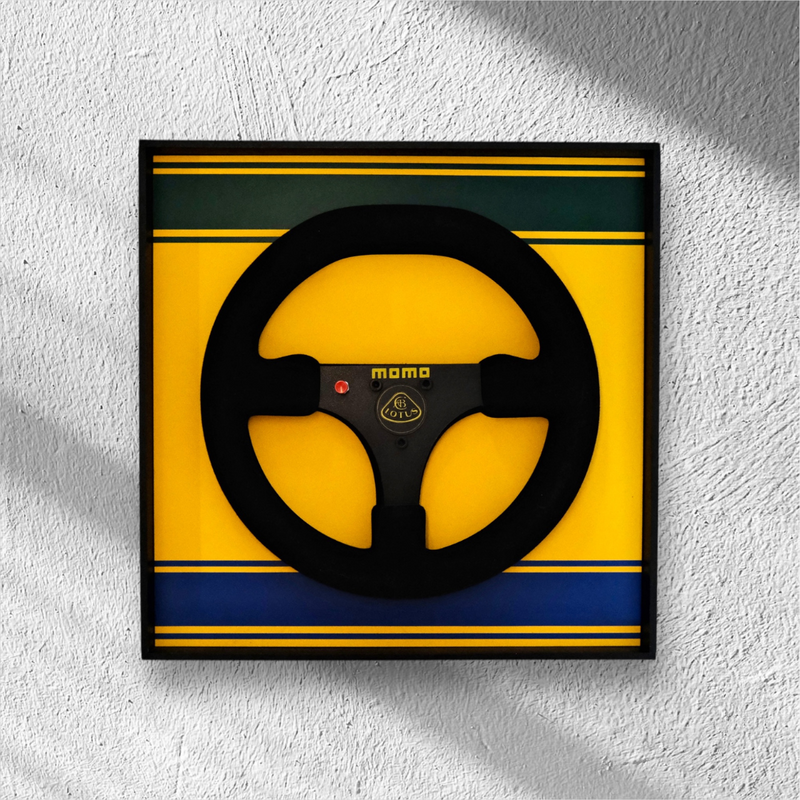 Quadro Formula 1 - Volante - 1:1 - Lotus 97T - 1985