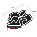 Luminária em LED - Kartódromo José Carlos Pace - Uberlândia (MG) - 50x35cm - Fonte Bivolt