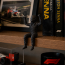 Miniatura Piloto F1 - Sentado - Comemoração - Estatueta Fórmula 1 - 10x6x6,5cm