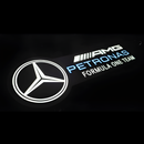 Luminária em LED - Mercedes AMG Petronas Formula One Team - 65x20cm - Fonte Bivolt