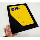 Kit Decorativo - Lotus 99T - Amarela - 1987 - Volante + Asa Dianteira + Asa Traseira + Miniatura - Fórmula 1 - 4 Peças