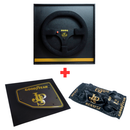 Kit Decorativo - Lotus 97T - 1985 - Quadros Volante + Asa Traseira + Miniatura Exclusiva - Fórmula 1 - 3 Peças