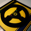 Quadro Lotus 99T - 1987 - Volante - Fórmula 1 - Escala 1:1