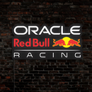 Luminária em LED - Oracle RB Racing - Fórmula 1 - 50x25cm - Fonte Bivolt