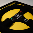 Quadro McLaren MP4/4 - 1988 - Volante - Fórmula 1 - Escala 1:1