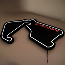 Luminária em LED - Pista Silverstone - Fórmula 1 - 62x42cm - Fonte Bivolt