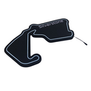 Luminária em LED - Pista Silverstone - Fórmula 1 - 62x42cm - Fonte Bivolt