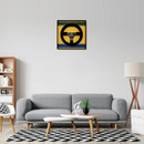 Quadro McLaren MP4/4 - 1988 - Volante - Fórmula 1 - Escala 1:1