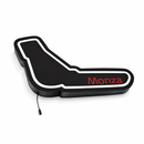 Kit Decorativo - Quadro Volante McLaren MP4/6 - 1991 + Luminária em LED Pista Monza - Fórmula 1 - 2 Peças