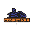 Luminária em LED - Competikar - Uberlândia (MG) - Logo Oficial - 65x33cm - Fonte Bivolt