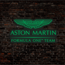 Luminária em LED - Aston Martin Formula One Team - 50x25cm - Fonte Bivolt