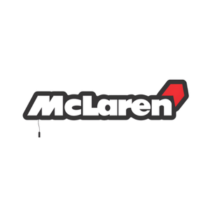 Luminária em LED - McLaren Fórmula 1 Team - Logo Antiga - 62x15cm - Fonte Bivolt