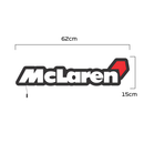 Kit Decorativo - McLaren MP4/4 - 1988 - Quadro Volante + Luminária em LED Logo Antiga - Fórmula 1 - 2 Peças