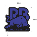 Luminária em LED - RB Formula One Team - Purple - 35x37cm - Fonte Bivolt