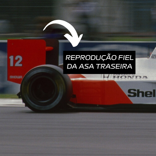 Porta-Chaves Fórmula 1 - McLaren MP4/4 - 1988 - F1 Carv Wings