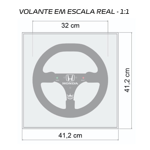 Quadro Formula 1 - Volante - 1:1 - McLaren MP4/5 - 1989