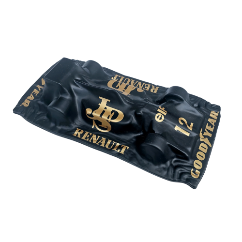 Kit Decorativo - Lotus 97T - 1985 - Quadros Volante + Asa Traseira + Miniatura Exclusiva - Fórmula 1 - 3 Peças