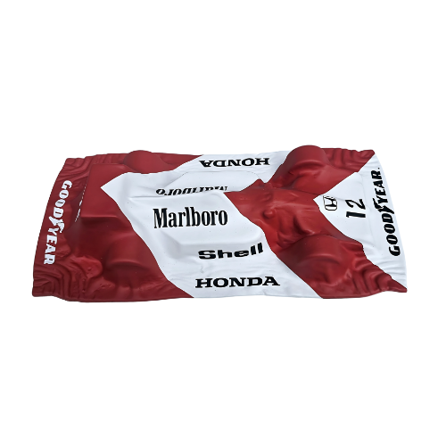 Kit Decorativo - McLaren MP4/4 - 1988 - Quadros Volante + Asa Dianteira + Asa Traseira + Miniatura + Porta-Chaves - Fórmula 1 - 5 Peças