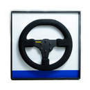 Quadro decorativo do volante da Toleman T184 de 1984, ano de estreia do nosso maior ídolo, item único feito para fãs de Formula 1.