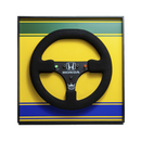 Quadro McLaren MP4/4 - 1988 - Volante - Fórmula 1 - Escala 1:1